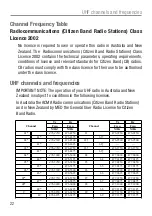 Preview for 22 page of Oricom UHF028 User Manual