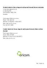 Preview for 31 page of Oricom UHF028 User Manual