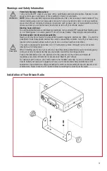 Preview for 3 page of Oricom UHF030 Quick Start Manual