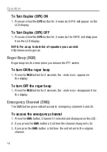 Preview for 14 page of Oricom UHF058 User Manual