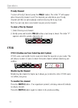 Preview for 16 page of Oricom UHF100 Operating Instructions Manual