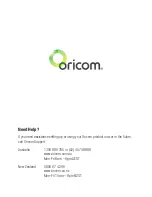 Preview for 2 page of Oricom UHF180F Operating Instructions Manual