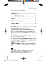 Preview for 4 page of Oricom UHF2190 Operating Instructions Manual