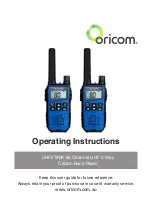 Preview for 2 page of Oricom UHF2190K Operating Instructions Manual