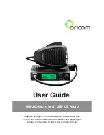 Preview for 1 page of Oricom UHF300 User Manual