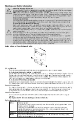 Предварительный просмотр 3 страницы Oricom UHF310 Quick Setup Manual