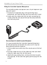 Preview for 8 page of Oricom UHF380M Operating Instructions Manual