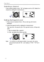 Preview for 12 page of Oricom UHF380M Operating Instructions Manual