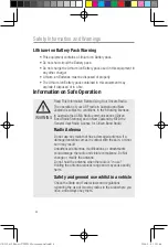 Preview for 4 page of Oricom UHF5500 Operating Instructions Manual