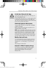 Preview for 5 page of Oricom UHF5500 Operating Instructions Manual