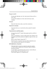 Preview for 15 page of Oricom UHF5500 Operating Instructions Manual