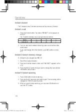 Preview for 16 page of Oricom UHF5500 Operating Instructions Manual