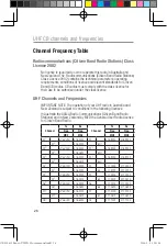 Preview for 26 page of Oricom UHF5500 Operating Instructions Manual