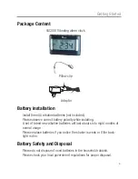 Preview for 3 page of Oricom VAC500 User Manual