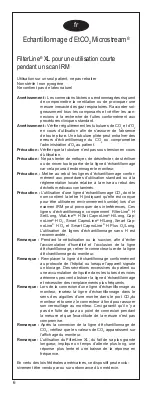 Preview for 6 page of Oridion Microstream FilterLine XL Directions For Use Manual