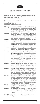 Preview for 7 page of Oridion Microstream FilterLine XL Directions For Use Manual