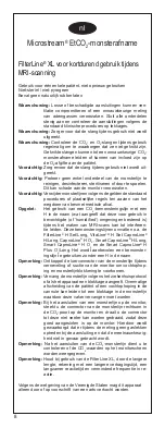 Preview for 8 page of Oridion Microstream FilterLine XL Directions For Use Manual