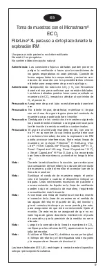 Preview for 9 page of Oridion Microstream FilterLine XL Directions For Use Manual