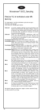 Preview for 14 page of Oridion Microstream FilterLine XL Directions For Use Manual