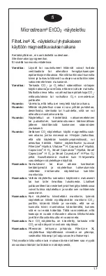 Preview for 17 page of Oridion Microstream FilterLine XL Directions For Use Manual