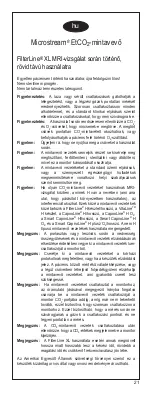 Preview for 21 page of Oridion Microstream FilterLine XL Directions For Use Manual