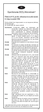 Preview for 27 page of Oridion Microstream FilterLine XL Directions For Use Manual