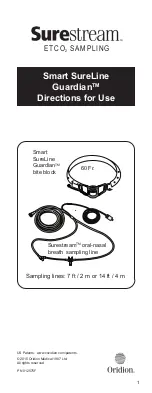 Preview for 1 page of Oridion Smart SureLine Guardian Directions For Use Manual