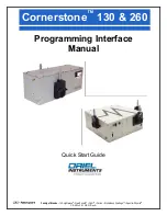 Oriel Cornerstone 130 Quick Start Manual preview