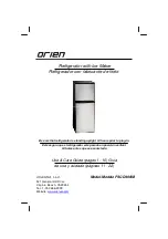 Orien FSCD400IM Use & Care Manual preview