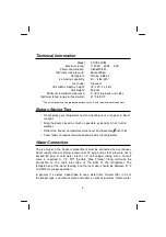 Preview for 5 page of Orien FSCD400IM Use & Care Manual