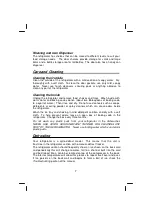 Preview for 9 page of Orien FSCD400IM Use & Care Manual