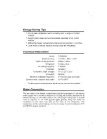 Preview for 4 page of Orien FSR500IM Use & Care Manual