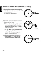Предварительный просмотр 10 страницы Orient AA F69 Instruction Manual