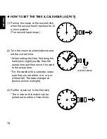 Предварительный просмотр 12 страницы Orient AA F69 Instruction Manual