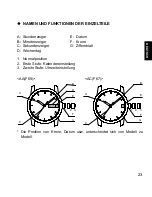 Предварительный просмотр 23 страницы Orient AA F69 Instruction Manual