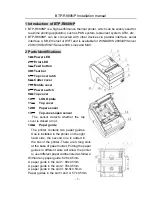 Предварительный просмотр 5 страницы Orient BTP-R880NP Installation Manual