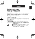 Preview for 1 page of Orient FFD0E004W0 Instruction Manual