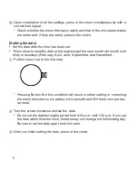 Предварительный просмотр 7 страницы Orient FTD0P005B0 Instruction Manual