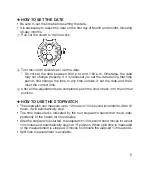 Preview for 5 page of Orient KFB TT Instruction Manual