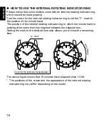 Предварительный просмотр 17 страницы Orient OrientStar DIVER'S WATCH 200m Instruction Manual