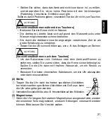 Preview for 22 page of Orient OrientStar DIVER'S WATCH 200m Instruction Manual