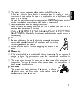 Предварительный просмотр 5 страницы Orient TZ(KFE) Instruction Manual