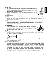 Предварительный просмотр 5 страницы Orient UT (H4A) Instruction Manual