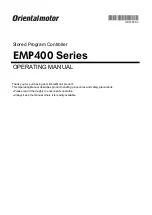 Предварительный просмотр 1 страницы Oriental motor EMP400 Series Operating Manual