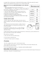 Preview for 6 page of Orientalert WC588P-AF2 User Manual