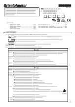 Orientalmotor 3TK6GN-AUL Operating Manual preview