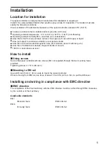 Preview for 5 page of Orientalmotor ES01 Operating Manual