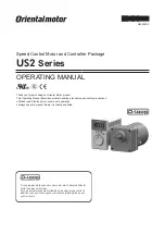 Orientalmotor US2 Series Operating Manual preview