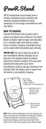 Origaudio PowR Stand Quick Start Manual preview