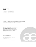 Preview for 2 page of Origen ae S21T User Manual